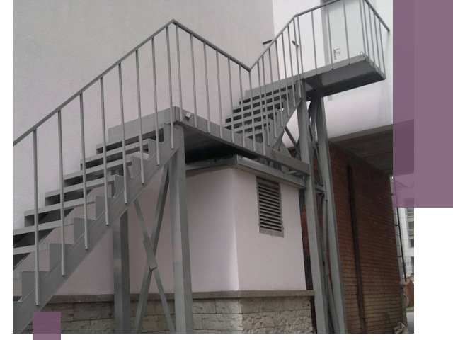 Монтаж пожарных лестниц под ключ в Кирове с гарантией качества