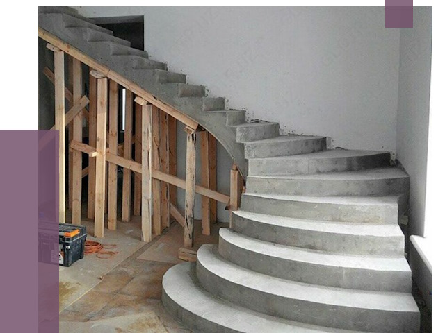 Изготовление бетонных лестниц под ключ в Кирове от 20206 руб. | ПРОЛЁТ-Кри