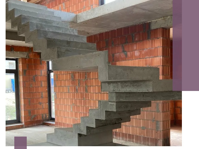 Изготовление бетонных лестниц под ключ в Кирове