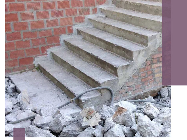 Демонтаж бетонных лестниц в Кирове: быстро и безопасно