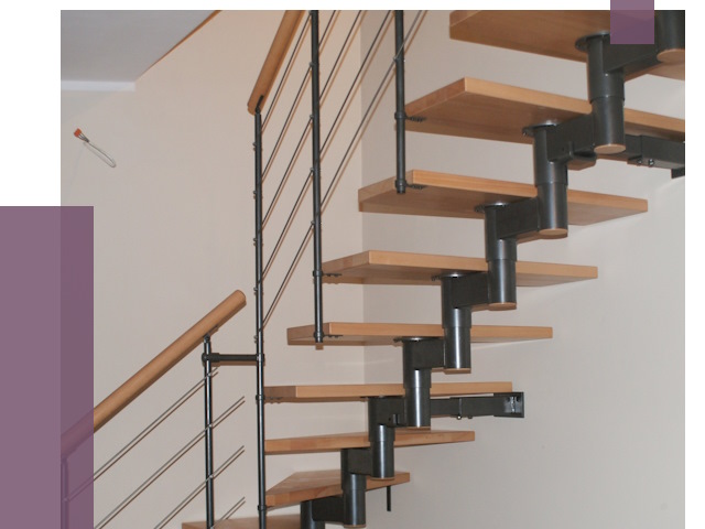 Изготовление модульных лестниц в Кирове от 11657 руб. 