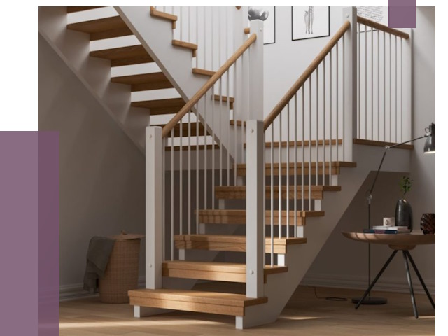 Маршевые лестницы в Кирове от 38598 руб. — монтаж | ПРОЛЁТ-Кри