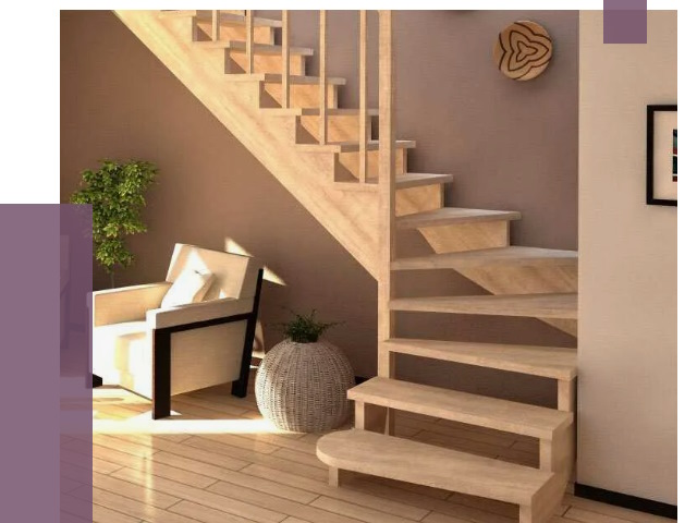 Изготовление Г-образных лестниц в Кирове от 19170 руб. 