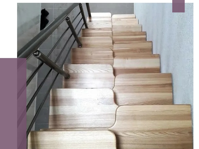 Лестницы гусиный шаг в Кирове от 13212 руб. под ключ | ПРОЛЁТ-Кри