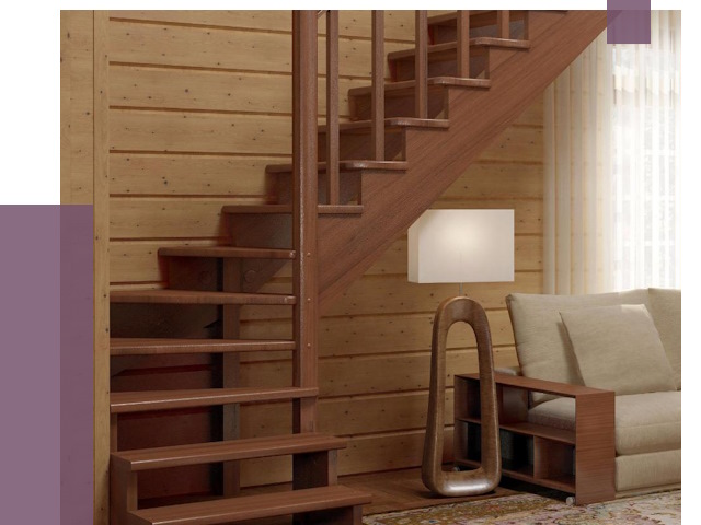 Лестницы эконом класса в Кирове от 18496 руб. бюджетные решения