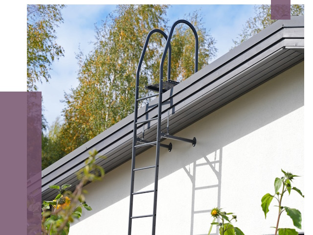 Лестницы на крышу в Кирове от 19377 руб. — монтаж и монтаж ПРОЛЁТ-Кри