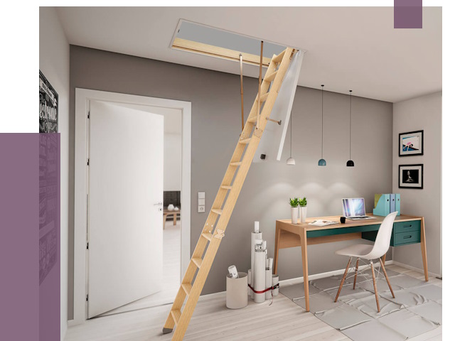 Чердачные лестницы в Кирове — от 14766 руб. | ПРОЛЁТ-Кри