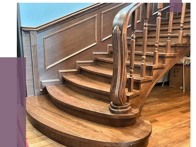 Дубовые лестницы под ключ в Кирове от 178745 руб. — ПРОЛЁТ-Кри