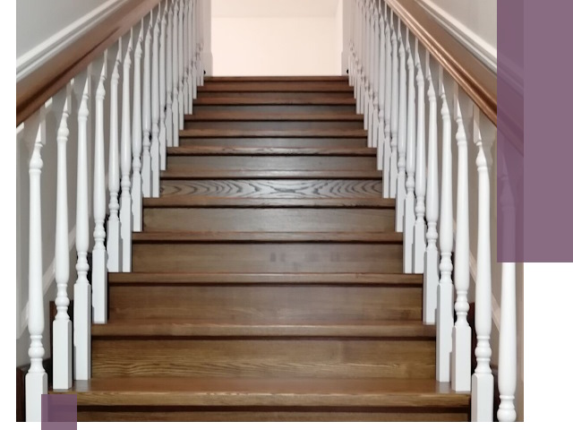 Лестницы из ясеня на заказ в Кирове — изготовление и монтаж