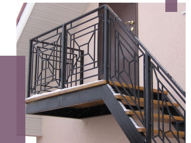 Металлические перила в Кирове от 4352 руб.  | ПРОЛЁТ-Кри