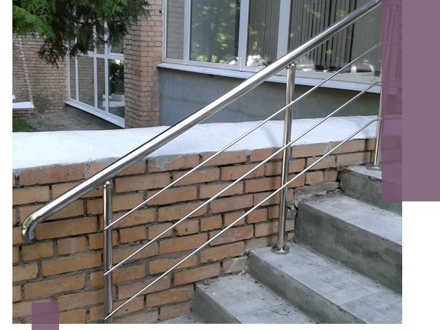Перила из нержавеющей стали высокого качества в Кирове