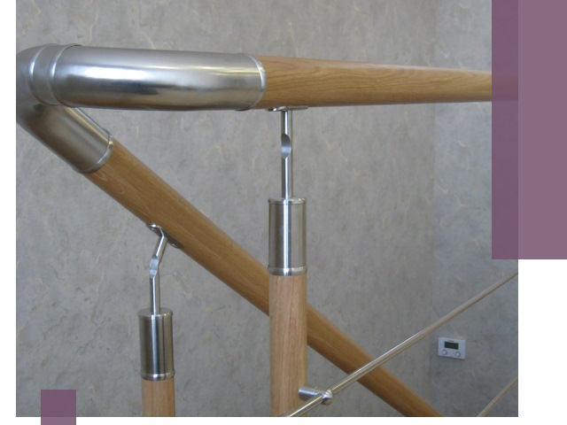 Комбинированные перила на заказ в Кирове — монтаж и производство