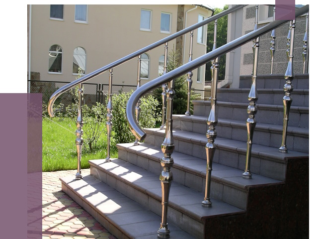 Перила для крыльца в Кирове от 10880 руб. — монтаж ПРОЛЁТ-Кри