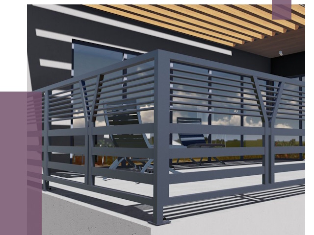 Изготовление балконных ограждений в Кирове от 10880 руб. | ПРОЛЁТ-Кри