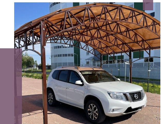 Недорогие навесы в Кирове от 43520 руб.  | ПРОЛЁТ-Кри