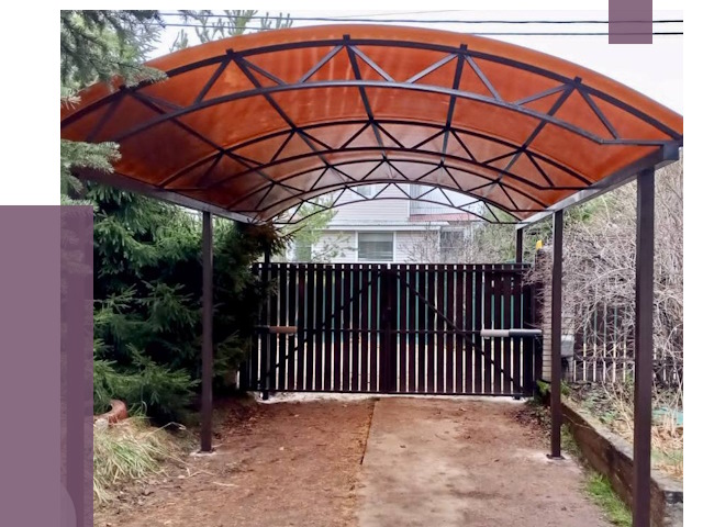 Арочные навесы в Кирове от 12901 руб. — изготовление и монтаж | ПРОЛЁТ-Кри