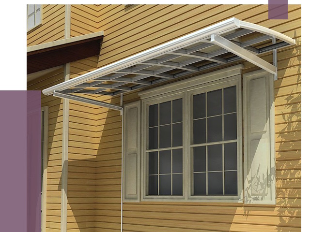 Козырьки над окнами в Кирове от 7720 руб. — монтаж, покупки | ПРОЛЁТ-Кри