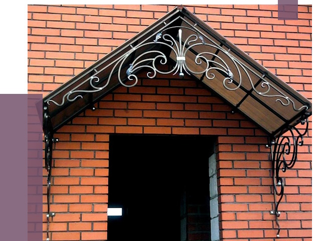 Металлические козырьки в Кирове от 10828 руб. 