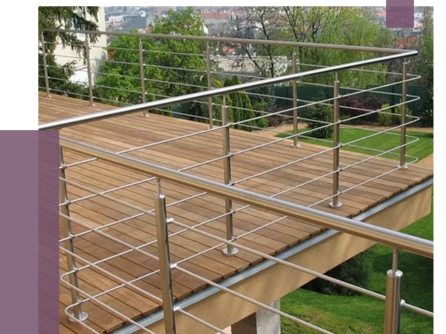 Алюминиевые парапеты в Кирове под ключ от 7875 руб. 