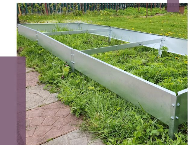 Металлические бордюры для грядок в Кирове от 1813 руб. 
