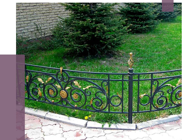Кованые газонные ограждения в Кирове от 7720 руб. — ПРОЛЁТ-Кри