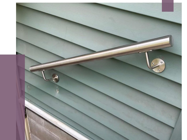 Поручни из нержавеющей стали в Кирове от 7772 руб.  | ПРОЛЁТ-Кри